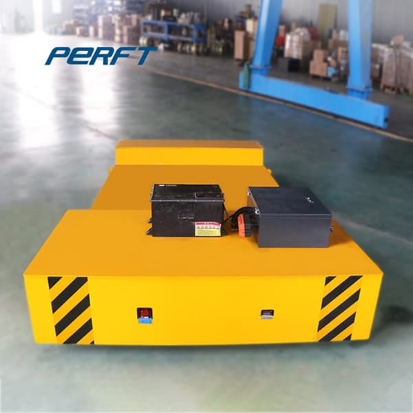 motorized transfer cart for steel rolls warehouse 80 tons